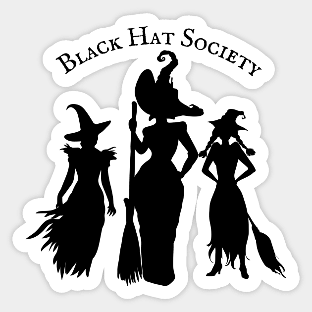 Black Hat Society Sticker by Prospectus Obscura